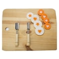 thumbnail image 5 of Máquina de estampado de galletas Irfora Cortador de galletas de acero inoxidable con mango de madera Flores Corazón en forma de estrella Cortador de frutas y verduras Fondant Molde de gallet Irfora Máquina de estampado de galletas, 5 of 5