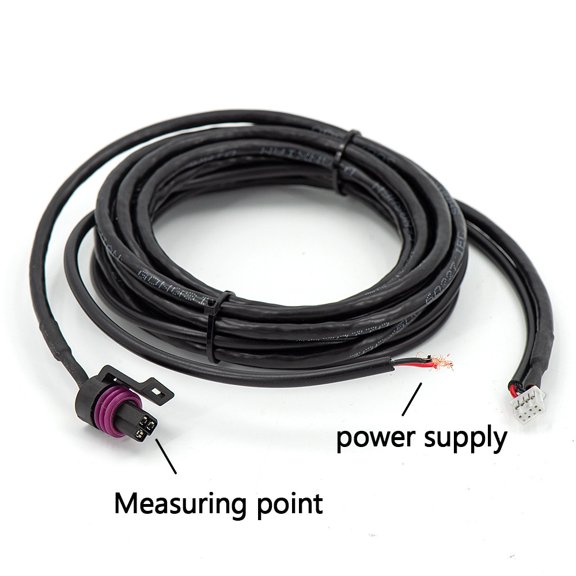 Zyutaosan 52Mm Ultra-Thin Electronic Fuel Pressure Gauge With 1/8 Npt Sensor With Red Display Digital 0-15Psi
