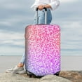 thumbnail image 3 of Lsque Colorful Glitters Printed Luggage Cover, Travel Luggage Protector,Scratch and Dirt Resistant, Fits 18-32 Inch Luggage - X-Large, 3 of 9