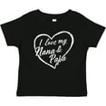 thumbnail image 3 of Inktastic I Love My Nana and Papa in White Chalk Heart Boys or Girls Baby T-Shirt, 3 of 5