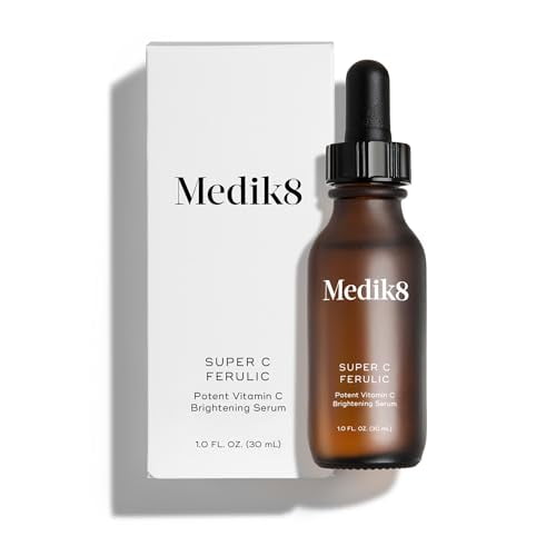 Medik8 Super C Férulique - Sérum à la Vitamine C à 30 pour Cent d'Acide L-Ascorbique Éthylé - avec Vitamine E et Acide Férulique - Cible les Signes de Vieillissement - 1,0 oz