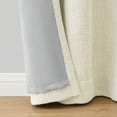 thumbnail image 4 of Better Homes & Gardens Woven Textured Grommet Blackout Curtain Panel, 1-Piece, Ivory, 50" W x 63" L, 4 of 5