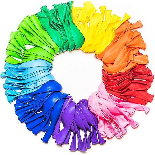 600 globos de colores surtidos, globos de látex arcoíris de 12 pulgadas, globos de fiesta de colores brillantes para cumpleaños, baby shower, suministros para fiestas de bodas, arco