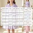 thumbnail image 3 of Vdoaml Girls Long Sleeve Jacket Floral Print Tulle Sleeveless Dress 2 Piece Outfit Kids Fall Sweet Dressy Set 7-8 Years Pink, 3 of 5
