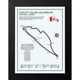 thumbnail image 2 of Rogan, Mark 12x14 Black Modern Framed Museum Art Print Titled - Gilles Villeneuve Circuit, 2 of 5