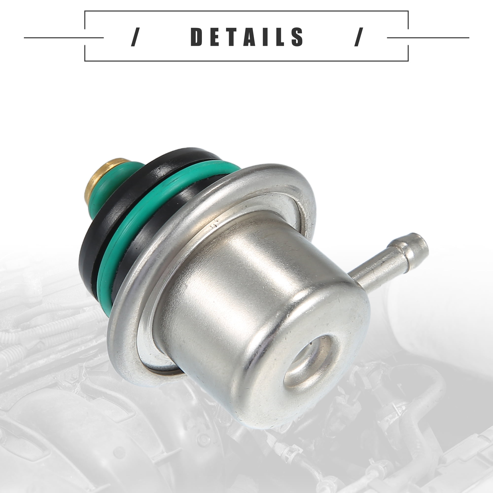 Unique Bargains Fuel Injection Pressure Regulator for Buick Park Avenue 1995-2005 Metal