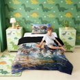 thumbnail image 2 of Erosebridal Cartoon Dino Twin Comforter Sets for Kids, Triceratops Tyrannosaurus Rex Bedding Set, 2 of 6
