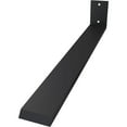 thumbnail image 3 of Ekena Millwork 2 1/2"W x 20"D x 4"H Hidden Support Steel Heavy Duty Bracket w/ Back Plate, Powder Coated Black, 3 of 10