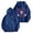 Blue, variant on Ladies' Comfortable Fashionable Autumn Hoodie Sweatshirt for Women with Turtle Letter Print Pullover Long Sleeve Casual Top Gray S