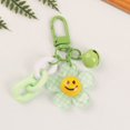 thumbnail image 1 of Porte-clés Fleur Visage Souriant Coloré pour Femmes Sac à Dos Vert, 1 of 5