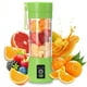 thumbnail image 1 of Licuadoras portátiles recargables por USB, 6 cuchillas, taza de jugo eléctrica verde con agitador, 1 of 7