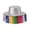 Silver, variant on Eye Catching Cowboy Hats with Rainbow Color Fringe Carnivals Role Party Cowgirl Hat Sunproof Wide Brims Fedoras Hat