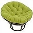 thumbnail image 3 of International Caravan Furniture Piece 42-Inch Rattan Papasan Chair with Solid Twill Cushion, 3 of 4