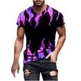 thumbnail image 2 of IROINNID Big and Tall Men T Shirts, Lightweight Thin Basic Round Neck Printed Comfortable Blouses for Men, 2 of 5