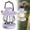 Purple, variant on Yhuaoa Rechargeable LED Camping Lantern, Portable Light with 3 Color Modes, USB Charging, Hanging Hook for Emergency, Hiking, Tent, Bedroom & Indoor Use