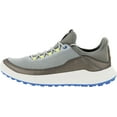 thumbnail image 3 of Men's ECCO Core Mesh Hybrid Golf Sneaker Concrete/Sunny Lime Textile, 3 of 7