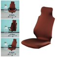 thumbnail image 4 of para sillas de oficina, para sillas, para asientos, para sillones para reclinables, sillas para juegos de carreras Café Soledad Funda de asiento de oficina, 4 of 7