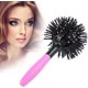thumbnail image 1 of 3D Bomb Curl Hair Brush 3D Spherical Shape Comb 360 Styling Salon Round Hair Curling Curler Comb Tool, 1 of 5