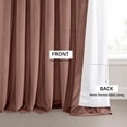 thumbnail image 6 of HPD Half Price Drapes Wild Rose Heritage Plush Velvet Room Darkening Curtains for Bedroom & Living Room Curtains (1 Panel), Window Curtains 108 inches long, Rod Pocket Curtains & Drapes, 50W X 108L, 6 of 8