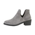 thumbnail image 2 of Mfakffe Ankle Boots for Women Chelsea Square Toe Chunky Low Heel Booties Comfortable Slip on Short Boots, 2 of 5