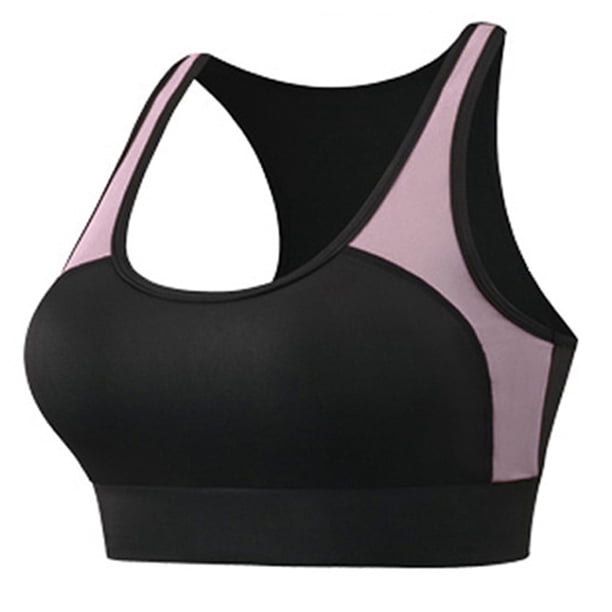 Brasier Sujetador Deportivo para Mujer con Gran Soporte y Acolchado En La Espalda, para Fitness, Correr, Yoga y Trotar. Mediana