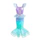thumbnail image 1 of Disney-disfraz de la Sirenita Ariel para niñas, vestidos de princesa con dijes, disfraz para niños, fiesta de carnaval, ropa de Halloween, 1 of 4
