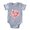 Heather Gray, variant on CafePress - Stargazer Bunch - Cute Infant Baby Football Bodysuit