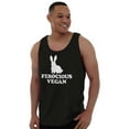 thumbnail image 5 of Ferocious Vegan Herbivore Bunny Tank Top T Shirts Men Women Brisco Brands S, 5 of 6