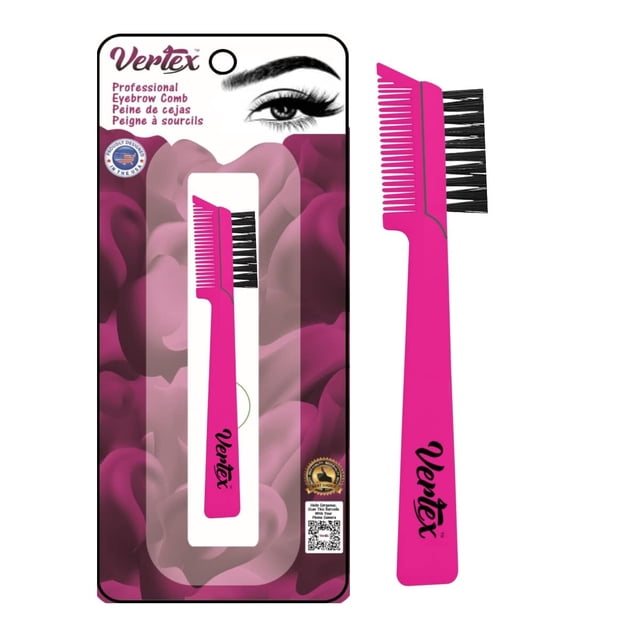 Kit de peine para lápiz y pincel para cejas - Duo Spoolie Cerdas firmes y en ángulo fino Técnicas definidoras de mezcla de relleno para tinte en polvo Pomada para cejas Maquillaje en gel Peinar las pe