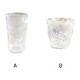 thumbnail image 3 of EIMELI Transparent Glass Cup Beautiful Home Drinkware Kitchen Milk Beer Water Coffee Mug Container Restaurant Beverage Juice low Type, 3 of 8
