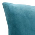 thumbnail image 2 of Jordan Manufacturing 20" x 14" Teal Solid Rectangular Tufted Decorative Lumbar Throw Pillow with Fabric Button, 2 of 5