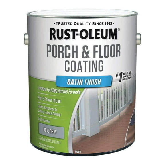 Floor Coating,Dove Gray,Satin,1 gal.