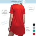 thumbnail image 4 of Hello Mello Holiday Sleep Shirt Soft Lounge Pajama V-Neck Nightgown, Tis the Season (Women's), 4 of 8