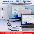 thumbnail image 4 of 8K USB C Switch Bi-Directional, USB C KVM Switcher 8K@60Hz/4K@144Hz Video, 100W Power Delivery, 10Gbps Data Transfer – Includes Power Cable, 4 of 13