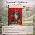 thumbnail image 4 of Cavalier Spaniel Holiday Christmas Garden Flag 11.25 in x 15.5 in, 4 of 7