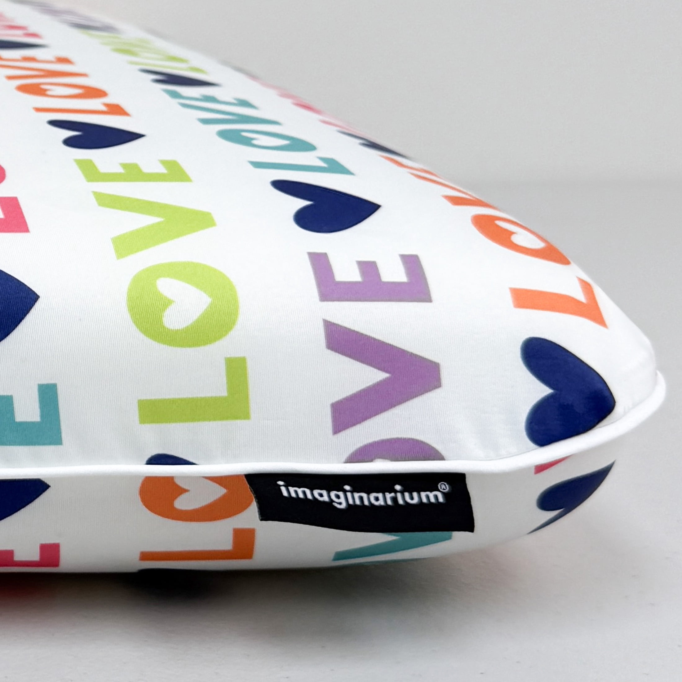 Imaginarium Memory Foam Fun Pillow with Cool-to-the-Touch Cover, Standard/Queen, Love, 2 Pack