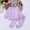 Purple, variant on Swuxness Girls' Long Sleeve Home Two Piece Sets, Kids Fall Casual Long Pants Sets, Toddler Print Round Neck Loungewear Headband Outfit for Boys and Girls Green, 4-5 Years