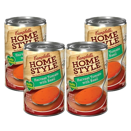 (3 Pack) Campbell's Homestyle Healthy Request Harvest Tomato with Basil Soup, 18.7