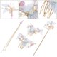 thumbnail image 2 of 3cps Vintage Hair Stick Hair Clip Hairpin Butterflies Headwear Hair Accessories, 2 of 2