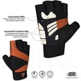 thumbnail image 4 of RDX Weight Lifting Gloves for Gym Workout Breathable, Cowhide Leather with Padded Anti Slip Palm Protection Great for Men Women Home Gym Fitness Exercise Bodybuilding Powerlifting Strength Training, 4 of 7