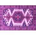thumbnail image 1 of Ahgly Company Indoor Rectangle Persian Purple Traditional Area Rugs, 4' x 6', 1 of 4