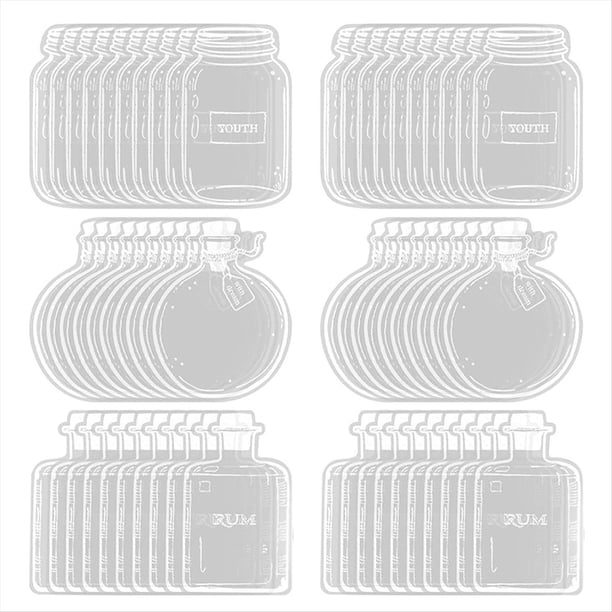 120 Marcapáginas de Flores Secas Transparentes, Marcapáginas de Flores Prensadas Hechas A Mano, Clips de Página de Flores Transparentes, Marcapáginas DIY