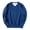 Dark Blue #6, variant on WULMLEO Men's Sweatshirts Fall Winter Solid V Neck Long Sleeve Sweaters Ribbed Cuffs Cute 2026 Tops Stylish Soft Golf Pullover Brown S