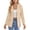 Khaki, variant on Blazer For Women Long Sleeve Open Front Casual Single Breasted Office Blazer With Pockets