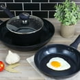 thumbnail image 6 of Oster Hawke 9.5 Inch Ceramic Nonstick Aluminum Frying Pan in Dark Blue, 6 of 6