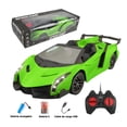 thumbnail image 1 of Carro Control Remoto Recargable Para Niños 1:18 Murciélago Las Carreras Con Luz Modelo Verde, 1 of 4