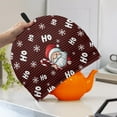 thumbnail image 2 of ZUXONGSY Christmas Santa Claus Tea Cozy for Teapot Dust Cover for Teapot with Hanging Loop Teapot Cozy Cover Insulated Anti-Dust Polyester Canvas Teapot Cover Xmas Decor, 2 of 7