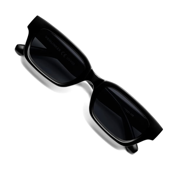 Gafas de sol VANLINKER VL9846 Polarizadas con montura cuadrada estilo ojo de gato en negro