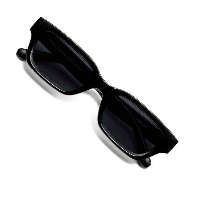 Gafas de sol VANLINKER VL9846 Polarizadas con montura cuadrada estilo ojo de gato en negro