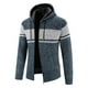 thumbnail image 3 of Chaqueta de lana casual de suéter de cuello alto de otoño e invierno de moda para hombres Pompotops oipoqjl36412, 3 of 4